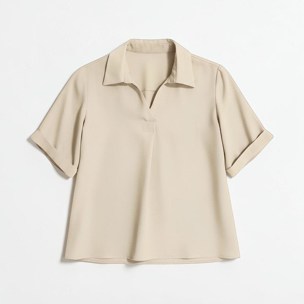 2026smr_standard-line_yellow-based-blouse_ベージュ平置き